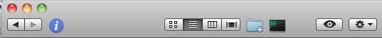 Open in iTerm toolbar icon